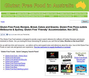GlutenFreeFood.net.au - PR1